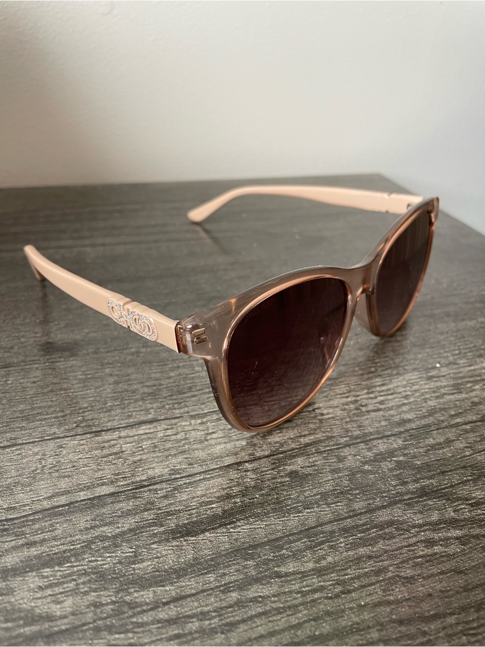 Jimmy Choo Blush Pink Cat Eye Sunglasses